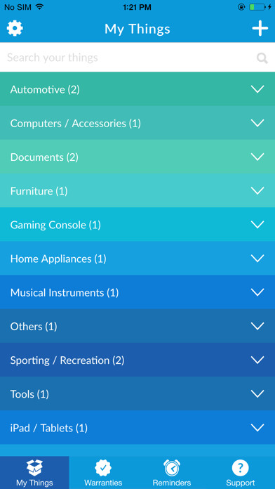 Emulate iPhone app My Things Tracker using MyAndroid Emulate iPhone app My Things Tracker using MyAndroid