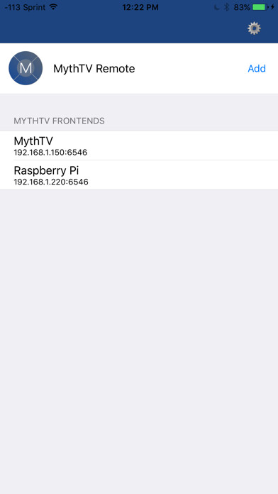 Emulate iPhone app MythTV Remote using MyAndroid Emulate iPhone app MythTV Remote using MyAndroid