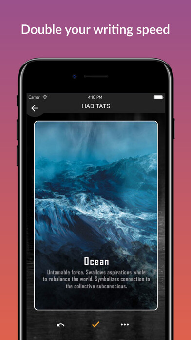 Emulate iPhone app Mythulu Creation Cards using MyAndroid