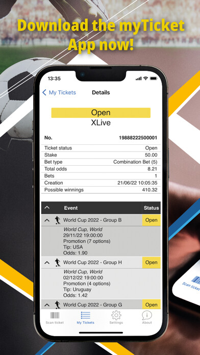 Emulate iPhone app myTicket Mobile Ticket Checker using MyAndroid