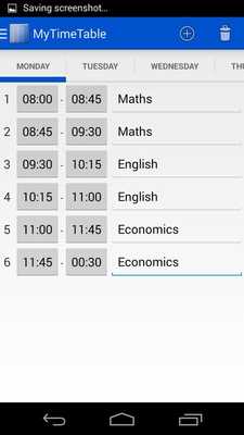 Emulate Android APK MyTimeTable (Alpha) Emulate Android APK MyTimeTable (Alpha)