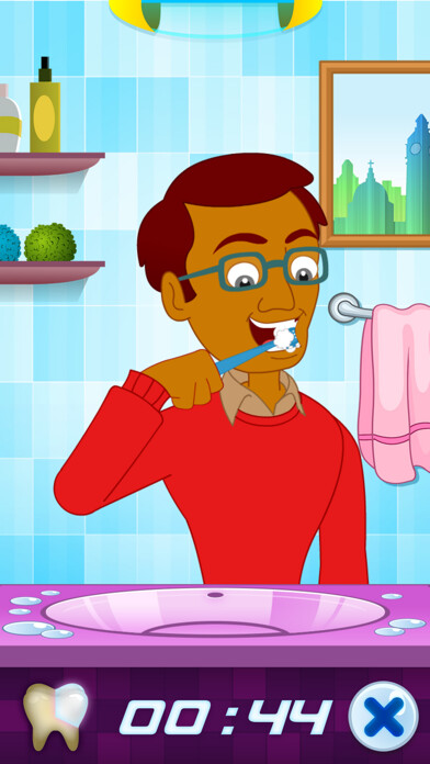 Emulate iPhone app My Tooth Brush - HD using MyAndroid