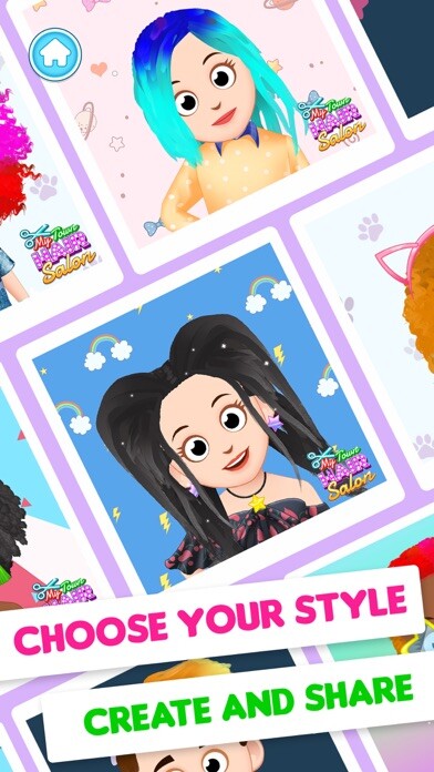 Emulate iPhone app My Town: Girls Hair Salon Game using MyAndroid Emulate iPhone app My Town: Girls Hair Salon Game using MyAndroid