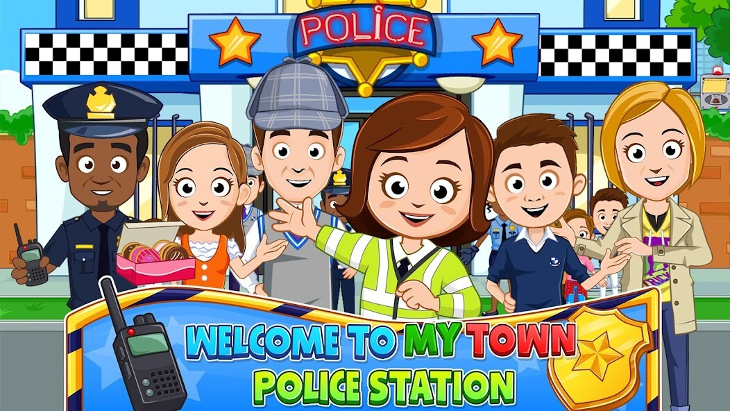 Run android online APK My Town: Police Games for kids from MyAndroid or emulate My Town: Police Games for kids using MyAndroid