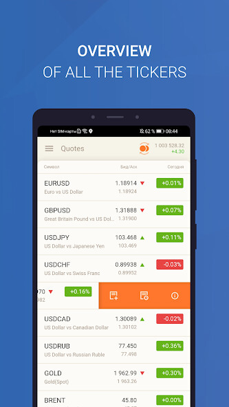 Run android online APK My Trading from MyAndroid or emulate My Trading using MyAndroid