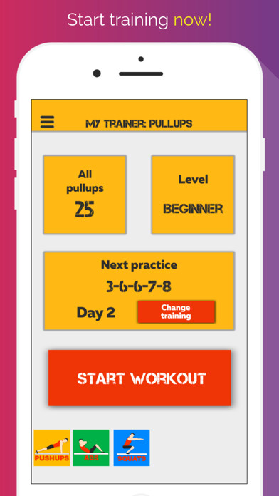 Emulate iPhone app My trainer: pullups using MyAndroid Emulate iPhone app My trainer: pullups using MyAndroid