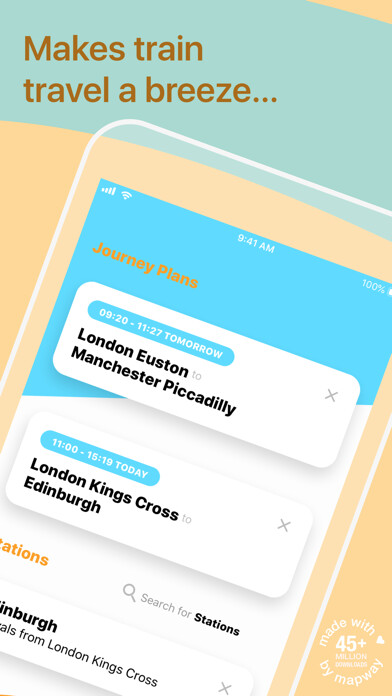 Emulate iPhone app myTrains Train times & tickets using MyAndroid