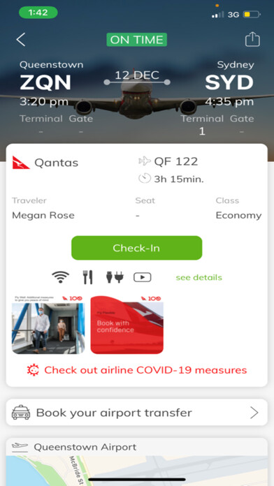 Emulate iPhone app My Travel Itinerary using MyAndroid