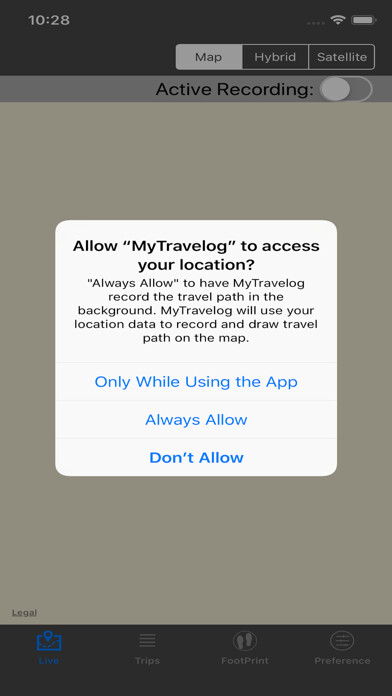 Emulate iPhone app MyTravelog using MyAndroid