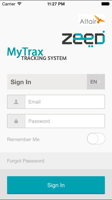 Emulate iPhone app MYTRAX Zeed using MyAndroid