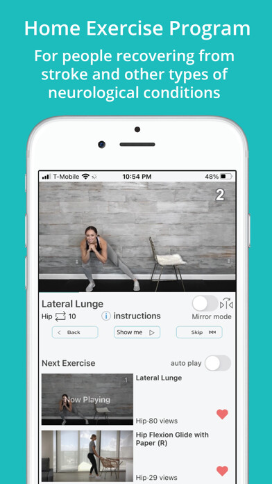 Emulate iPhone app MyTRCare - Stroke Exercises using MyAndroid Emulate iPhone app MyTRCare - Stroke Exercises using MyAndroid