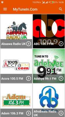 Emulate Android APK MyTuneIn.Com - Ghana Radio Stations Emulate Android APK MyTuneIn.Com - Ghana Radio Stations
