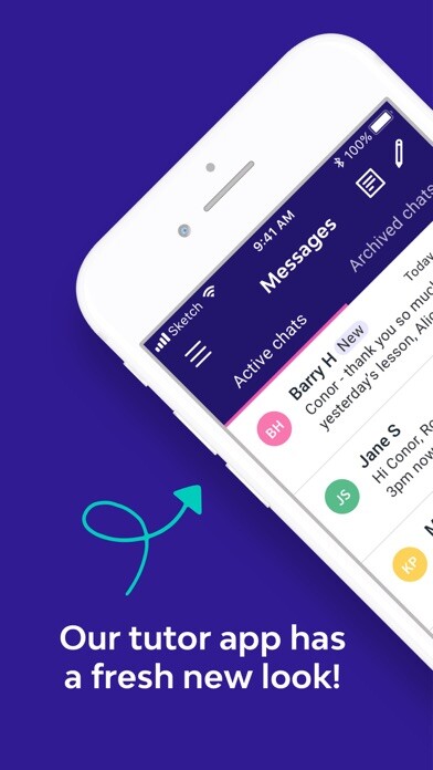 Emulate iPhone app MyTutor for Tutors using MyAndroid