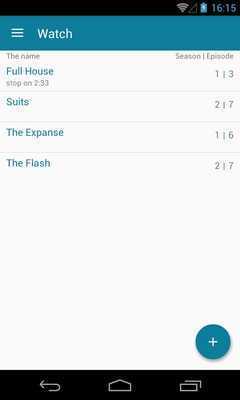 Emulate Android APK My TV Series note