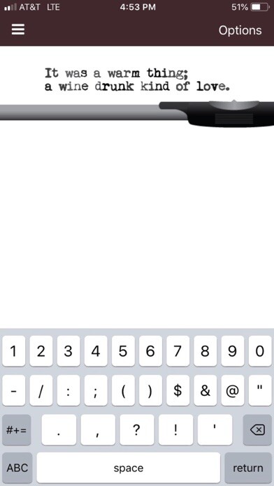 Emulate iPhone app My Typewriter using MyAndroid Emulate iPhone app My Typewriter using MyAndroid