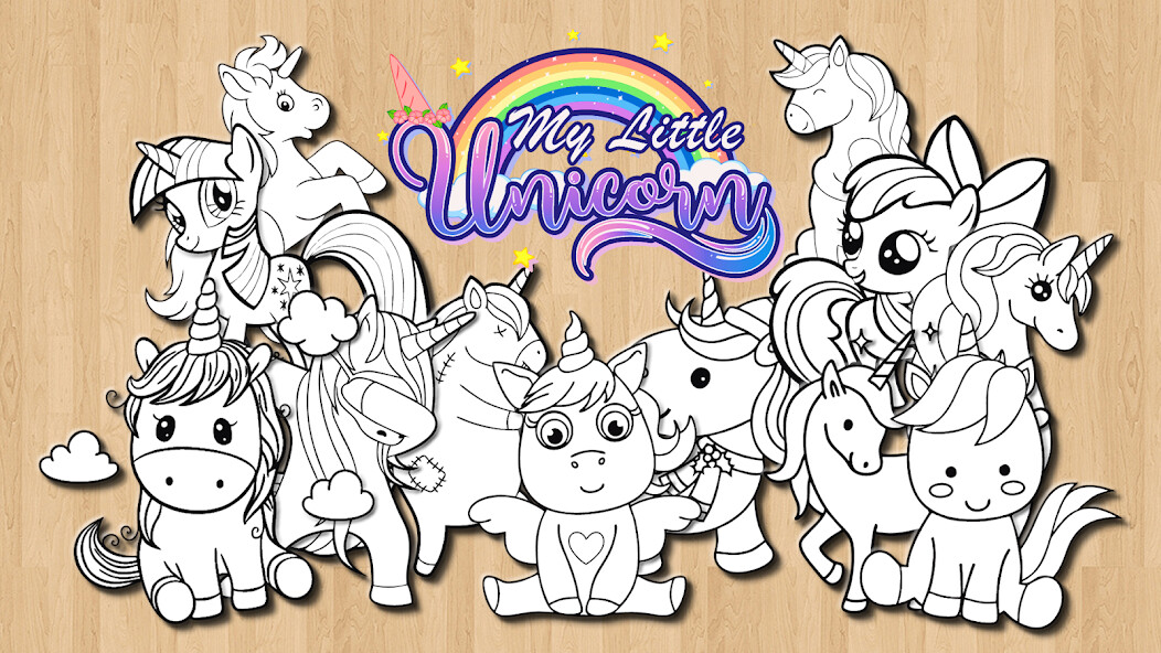 Run android online APK My Unicorn Pony Coloring book from MyAndroid or emulate My Unicorn Pony Coloring book using MyAndroid