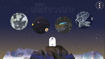 Emulate iPhone app myUniverse - a cosmic journey using MyAndroid