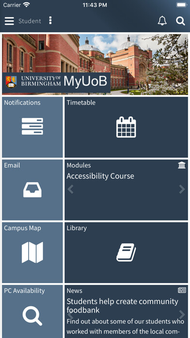 Emulate iPhone app MyUoB using MyAndroid