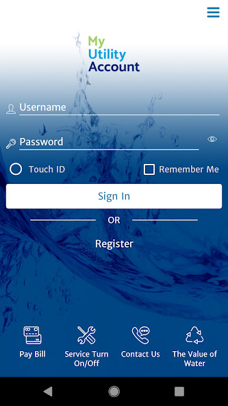 Emulate iPhone app My Utility Account - Mobile using MyAndroid Emulate iPhone app My Utility Account - Mobile using MyAndroid