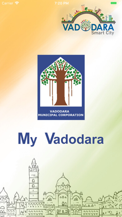 Emulate iPhone app My Vadodara using MyAndroid