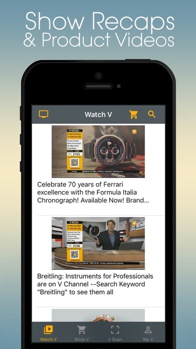 Emulate iPhone app MyVApp: Video Shopping App using MyAndroid Emulate iPhone app MyVApp: Video Shopping App using MyAndroid