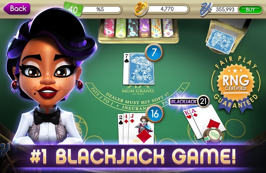 Run android online APK myVEGAS BlackJack 21 Card Game from MyAndroid or emulate myVEGAS BlackJack 21 Card Game using MyAndroid