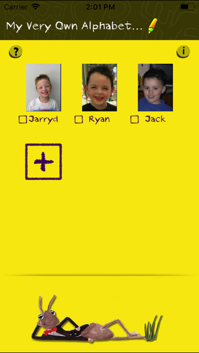 Emulate iPhone app My Very Own Alphabet App using MyAndroid