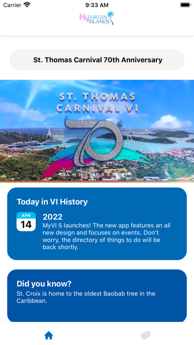 Emulate iPhone app My Virgin Islands using MyAndroid