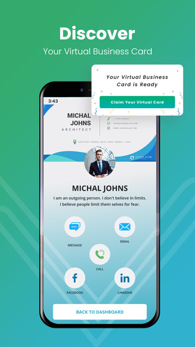 Emulate iPhone app My Virtual Business Card using MyAndroid Emulate iPhone app My Virtual Business Card using MyAndroid