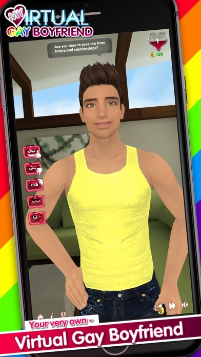 Emulate iPhone app My Virtual Gay Boyfriend using MyAndroid