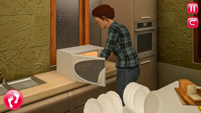 Emulate iPhone app My Virtual Mother Simulator 3D using MyAndroid