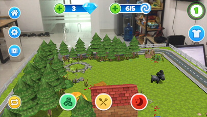 Emulate iPhone app My Virtual Pet AR using MyAndroid