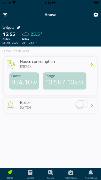 Emulate iPhone app MyVirtuoso Home ES using MyAndroid