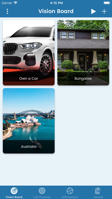 Emulate iPhone app My Vision Board - Goal Setting using MyAndroid Emulate iPhone app My Vision Board - Goal Setting using MyAndroid