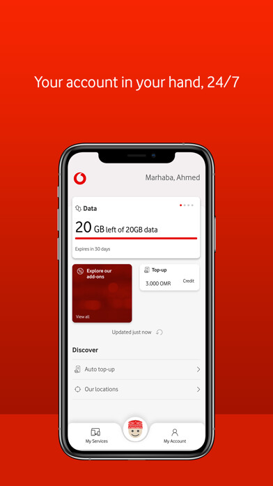 Emulate iPhone app My Vodafone Oman using MyAndroid Emulate iPhone app My Vodafone Oman using MyAndroid