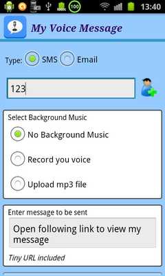 Emulate Android APK My Voice Message