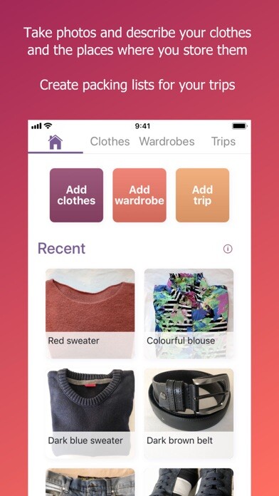 Emulate iPhone app My wardrobes using MyAndroid