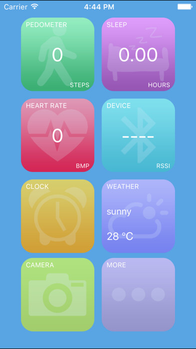 Emulate iPhone app My Watch I - BLE bracelet App using MyAndroid Emulate iPhone app My Watch I - BLE bracelet App using MyAndroid