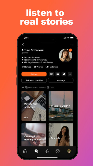 Emulate iPhone app mywave - voice social network using MyAndroid Emulate iPhone app mywave - voice social network using MyAndroid