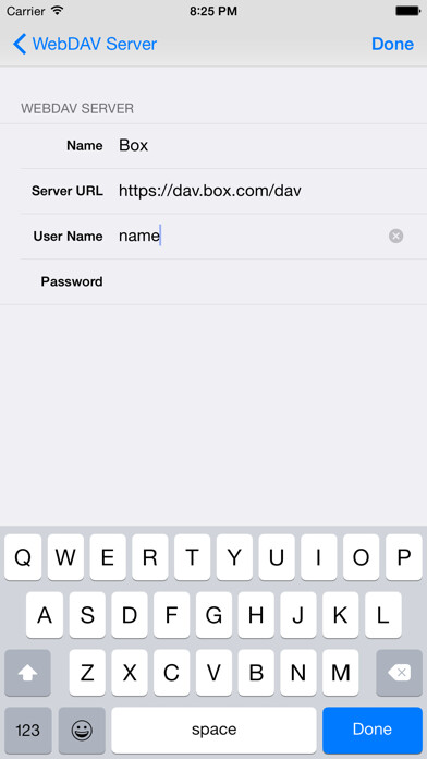 Emulate iPhone app My WebDAV+ using MyAndroid Emulate iPhone app My WebDAV+ using MyAndroid