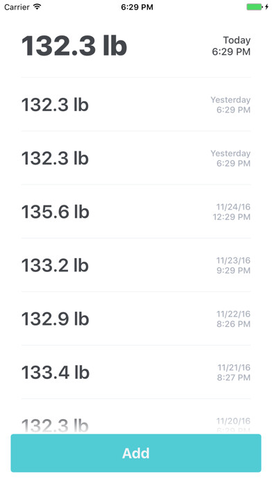 Emulate iPhone app MyWeight History using MyAndroid Emulate iPhone app MyWeight History using MyAndroid