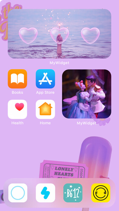 Emulate iPhone app My Widget - Edit Photo Widgets using MyAndroid
