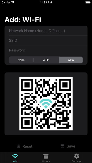 Emulate iPhone app My Wi-Fi with QR Code using MyAndroid Emulate iPhone app My Wi-Fi with QR Code using MyAndroid