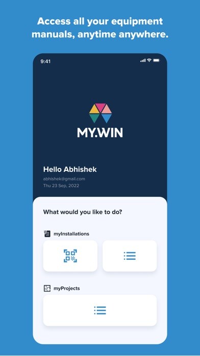 Emulate iPhone app My.Win using MyAndroid