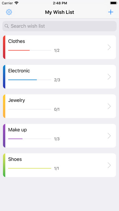Emulate iPhone app My Wish List -Save your wishes using MyAndroid Emulate iPhone app My Wish List -Save your wishes using MyAndroid