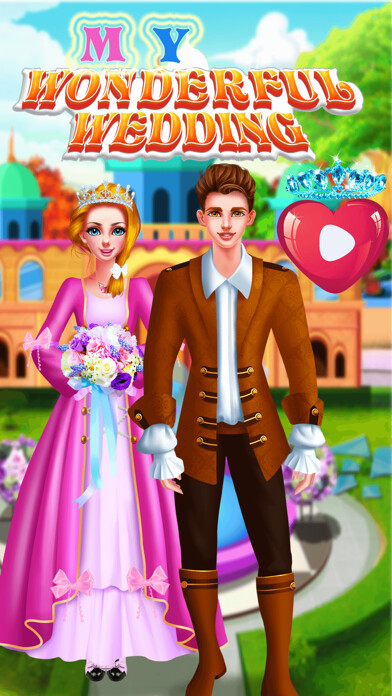 Emulate iPhone app My Wonderful Wedding-Girl Game using MyAndroid