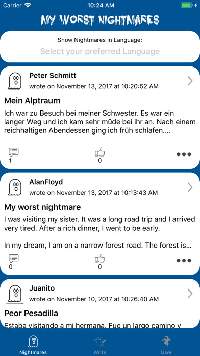 Emulate iPhone app My worst Nightmare using MyAndroid