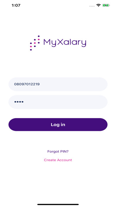Emulate iPhone app MyXalary App using MyAndroid