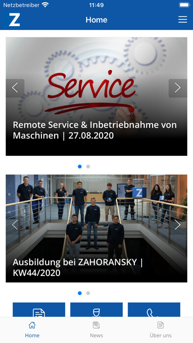 Emulate iPhone app myZAPP - by ZAHORANSKY using MyAndroid Emulate iPhone app myZAPP - by ZAHORANSKY using MyAndroid