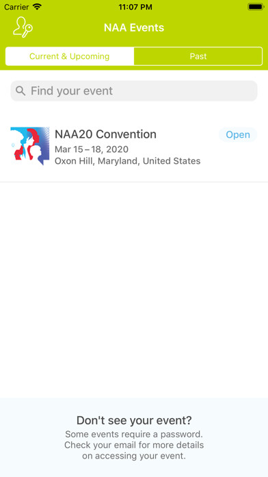 Emulate iPhone app NAA Events using MyAndroid